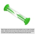 thumbnail image 3 of Uxcell 1 Minute Sand Timer, 6pack Small Sandy Clock, Count Down Sand Glass Green, 3 of 5
