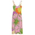 thumbnail image 5 of Nostalgic Vintage Floral Sleeveless Dress for Women Clothing Female Women's Summer Skirt, 5 of 7