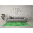 thumbnail image 3 of Ahgly Company Indoor Square Persian Emerald Green Traditional Area Rugs, 5' Square, 3 of 4