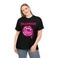 thumbnail image 2 of Pink Vampire Lips Halloween Clothes for Women Plus Size 1X 2X 3X 4X 5X Cute Halloween Costumes for Plus Size Women, 2 of 7