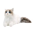 thumbnail image 3 of Muñeco de peluche de gato realista, Animal relleno, juguete de peluche de gato, cómodo, realista, suave, muñeco de gato de peluche de imitación para, 3 of 8