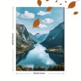 thumbnail image 3 of Scenic Fjord Landscape Canvas Print/Wall Art， Perfect for Living Room，Office， Hotel， and Restaurant Decor, 3 of 8