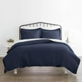thumbnail image 2 of iEnjoy Home 3-PC Queen Ultra Soft Microfiber Duvet Cover Set in Navy, 2 of 3