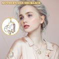 thumbnail image 1 of WREESH Collier Bijou de Mode Collier Bicolore en Forme de Cœur Micro-Incrusté Amour Maternel, 1 of 5