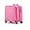 Pink, variant on 18inch,20inch ABS+PC Children's Ride-on Suitcase,Rolling Luggage with Spinner Wheels Carry Trolley with Password Lock Children's Ride On Trolley Airplane Travel