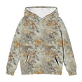 thumbnail image 3 of Sweatshirt Tops for Girls Cute Printed Long Sleeves Hoodies Casual Crew Neck Fall Winter Pullover Tops Clothes Comfy Jumper School Warm Girl Sweatshirts, 3 of 6