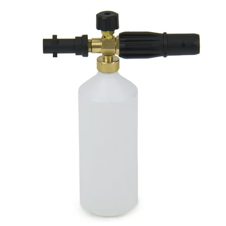 Best Choice Products Pro Adjustable High Pressure Car Washer Gun Snow Foam Lance w/ Bottle -