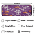 thumbnail image 2 of CURLYOOT Halloween Skull Runner Rug 2'x6' Washable Kitchen Runner Rug Indoor Non Slip Laundry Rugs Pumpkin Floor Carpet for Hallway Kitchen Entryway Bedroom Living Room, 2 of 9