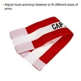 thumbnail image 3 of Unique Bargains Elastic Captain's Armband Soccer Training Arm Band 4 Pack Red, 3 of 5