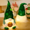 thumbnail image 6 of 1pcs Irish Festival Faceless Plush Doll, Handmade Luminous Faceless Table Dolls Gnomes Ornament for Home Decoration Gnome Stuffed Plushie Ornaments, 6 of 8