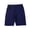 Navy Blue, variant on zeranth Men Men Pajama Shorts Elastic Waist Soft Breathable Knee Length Thin Comfortable Silky Solid Color Stretch Men Homewear Pants