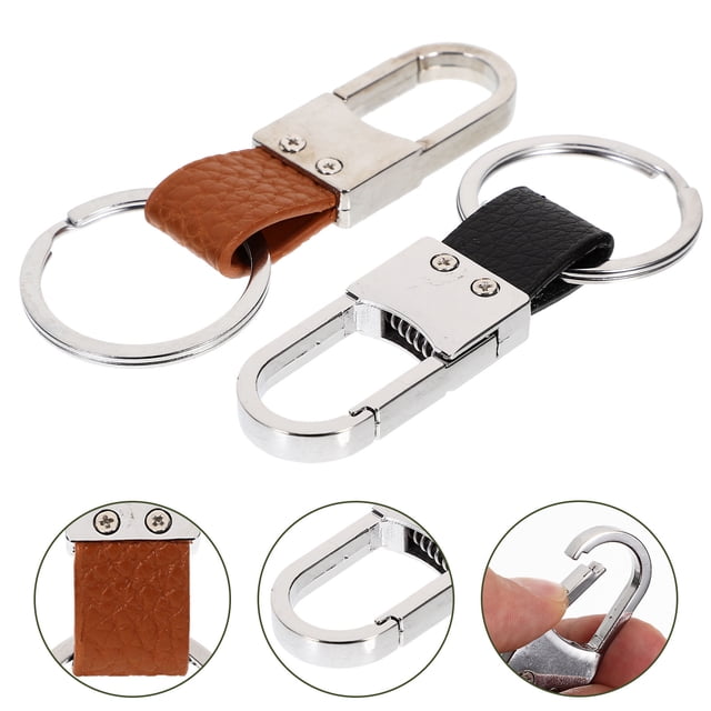 HORIALENCE 2pcs Key Chain Cute Keychain Zinc Alloy Multi-functional Key Holder Daily Use
