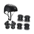 thumbnail image 1 of Juego de cascos para bicicletas para niños equipo de skateboard para deportes al aire libre, escalada de roca Gris negro, 1 of 8