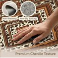 thumbnail image 6 of ODIKA 8'x10' Washable Area Rug Non-Shedding, Easy Care, Symmetry Abstract Inspired Patches Border Spotted Southwestern Refined for King Size Bedroom Under Bed, Master Suite, 6 of 7