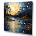 thumbnail image 2 of Designart "Reflections of Serenity Tranquil Blue River III" Lakes & Rivers Canvas Print, 2 of 5