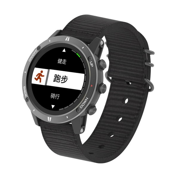 Montre de Sport GPS en Plein Air - Montre-Bracelet Tracker de Fitness Idéale pour la Course, la Natation et l'Escalade