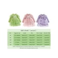 thumbnail image 5 of Biekopu Girl Tutu Tulle Dress Toddler Butterfly Pattern Long Sleeve Round Neck Mini Dress Little Girl Party Dress, 5 of 9