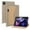 Khaki, variant on SaniMore Wallet Case for iPad Pro 11" 4th/3rd/2rd/1st Gen 2022/2021/2020/2018, PU Leather Magnetic Closure Cover Support Pencil Holder Card Slot & Kickstand Full Body Protective Shell, Black