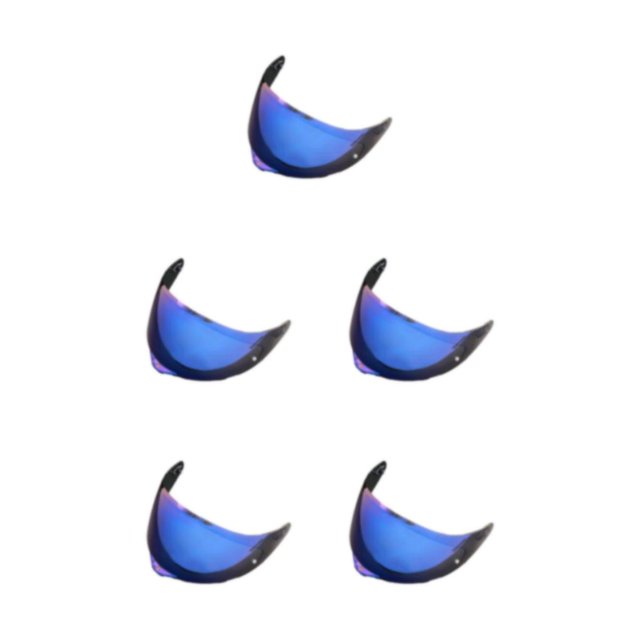 Destyer Pare-Brise d'Installation Pratique pour le Vent Multifonctions et Bleu Soleil 5Set