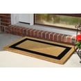 thumbnail image 2 of Heavy Duty Coir Doormat Single Picture Frame, Plain - Black 22" x 36", 2 of 4