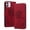 Red, variant on Allytechgroup for iPhone 11 Case with Credit Card Slot, RFID Blocking PU Leather Flip Wallet Case for Women Girls Shockproof Protective Case Cover for iPhone 11, Red