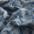 thumbnail image 3 of Nanshing Issa 10 Piece Traditional Damask Comforter Set, California King, Blue, 3 of 13
