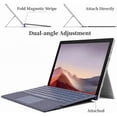 thumbnail image 5 of Ultra-Slim Portable Wireless Bluetooth Type Cover Keyboard with Multi-Touch Trackpad & 7 Adjustable Backlight Colors for Microsoft Surface Go / Go 2 / Go 3 / Go 4 Protective Keyboard Case,Black, 5 of 7