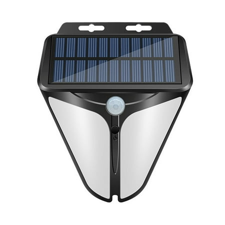 

Nishuna Solar Powered Security Light Waterproof Flashing Alarm Anti-Theft Sensor Lamp