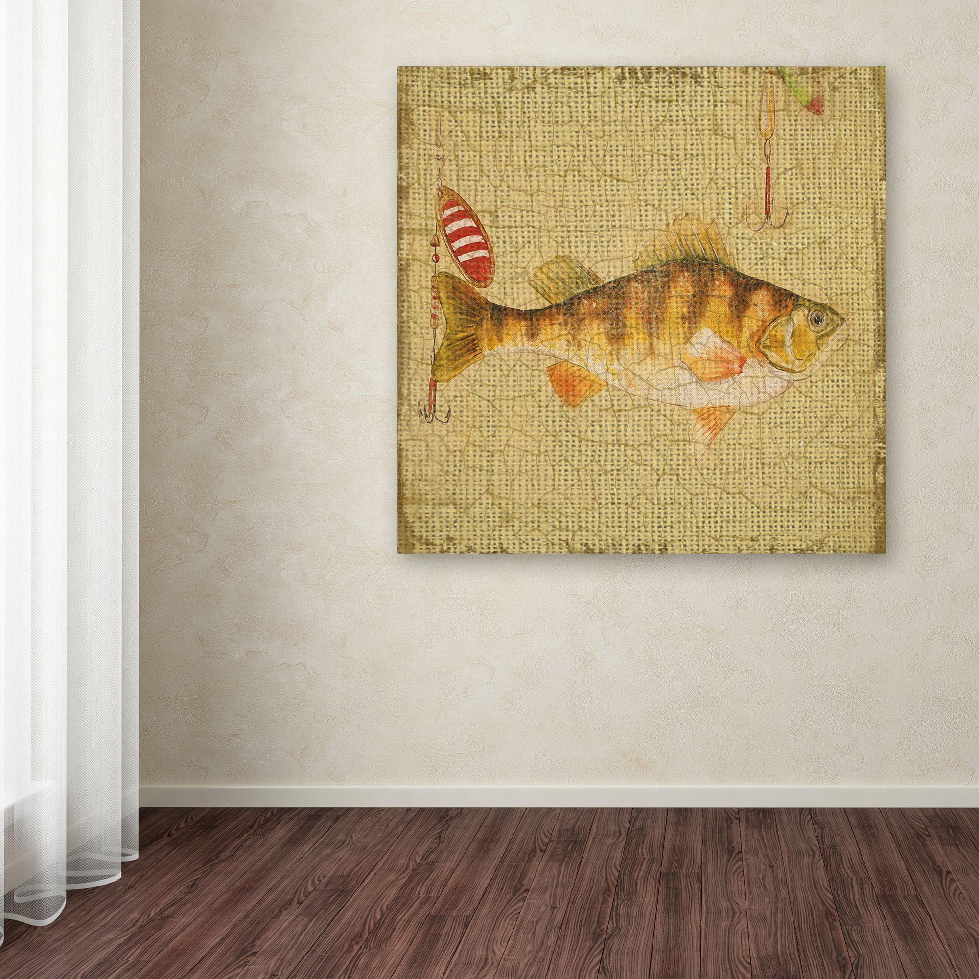 Trademark Fine Art 'Wilderness Lodge 6' Canvas Art by Jean Plout