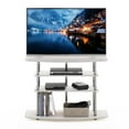 thumbnail image 5 of Furinno Frans Turn-N-Tube 4-Tier TV Stand for TV up to 46, White Oak, 5 of 6