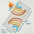 thumbnail image 2 of 100% Cotton Beach Towel Rainbow Pattern for Kids & Toddler. Bath, Pool, Camping, Travel Towel for Boys & Girls. 30” x 60” Quick-Dry & Ultra Absorbent Beach Blanket, 2 of 9