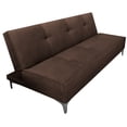 thumbnail image 1 of Sofa Cama Reclinable El Bazar Store Milo Terciopelo Chocolate , Futon 3 posiciones, Sala, 1 of 5