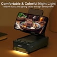 thumbnail image 3 of ASEAT Regalos para hombres él, soporte para teléfono celular con altavoz Bluetooth y luz LED que cambia de color, regalos únicos para mujeres, papá, su marido, regalos de cumpleaños para hombres, 3 of 5