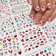 thumbnail image 3 of Pegatinas para Uñas Puyokinm 30 Hojas Arte 3D Día de San Valentín, 3 of 7