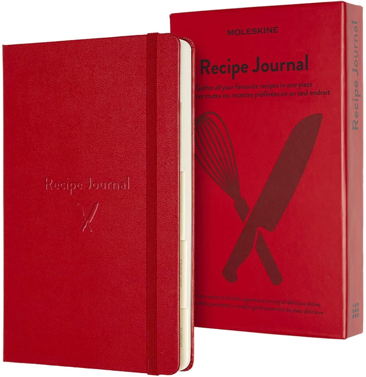 Moleskine Passion, Recipe Journal, Large, Boxed/Hard Cover (5 x 8.25)