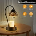 thumbnail image 2 of LED Candle Warmer Lamp,Wax Melt Warmer for Home and Bedroom Decor, Housewarming Gifts for New Homes, 2 of 6