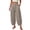 Khaki, variant on Cmfcve Barrel Pants for Women Summer Casual High Waisted Balloon Pants Boho Baggy Beach Wide Leg Pants