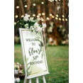 thumbnail image 4 of Darling Souvenir MADE WITH LOVE PersonalizedWelcomeBirthdaySignLeaves,Large Decorative Poster For Birthday Party, Celebrations- 18x12, 4 of 5