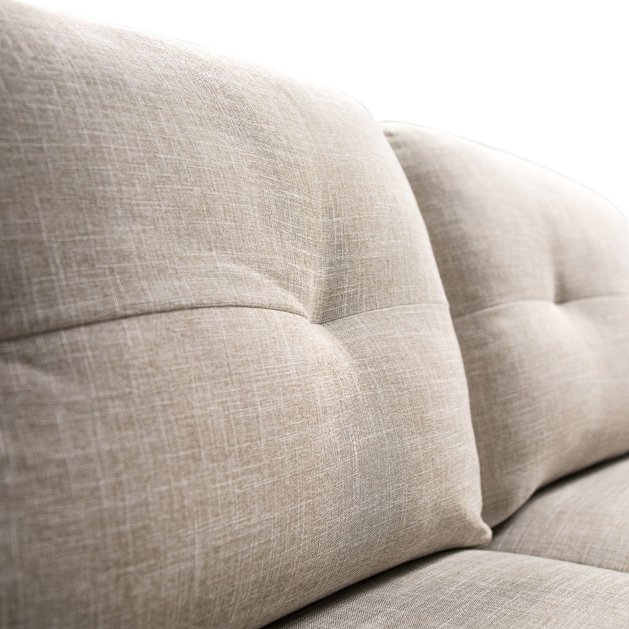 Zinus Ricardo Fabric Sofa Couch, Beige
