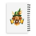 thumbnail image 2 of Best Vizsla Dad Proud Beer Lover Happy Oktoberfest Spiral Bound Journal Vizslas Dog Lover Gifts Idea 5x7in Spiral Notebook - 02016, 2 of 5