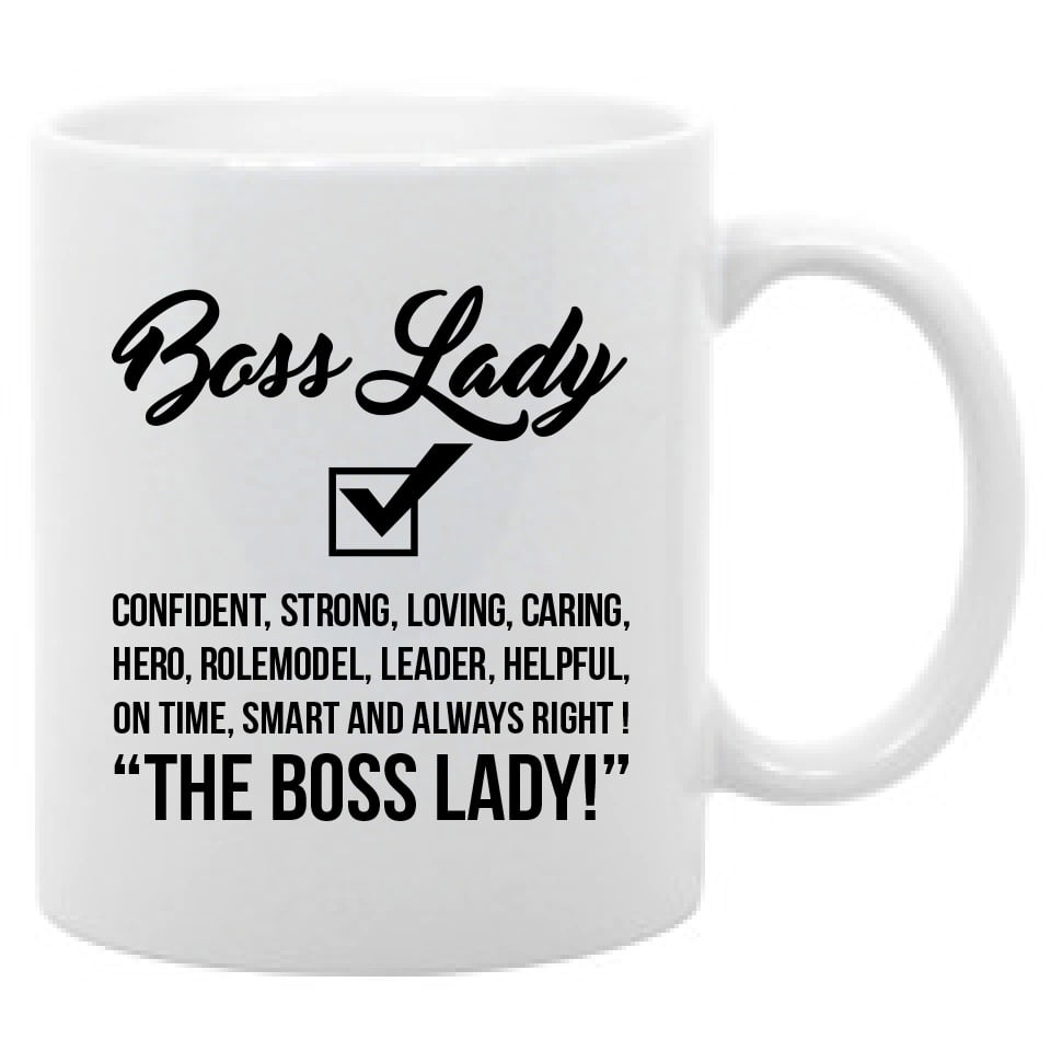funny coffee mug Lady boss