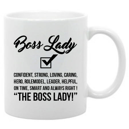 

Work humor- 11 oz. coffee mug Boss Lady definition inspirational saying
