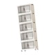 thumbnail image 1 of Gabinete de almacenamiento plegable Cajas de almacenamiento plegables Ligero Moderno con ruedas Contenedores de almacenamiento para sala de estar Casa 5 capas 45 cm, 1 of 10