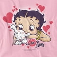 thumbnail image 2 of Betty Boop T-Shirt Puppy Love Unisex Graphic Tee For Men & Women, 2 of 7