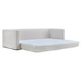 thumbnail image 3 of TOV Furniture Ryan Cream Upcycled Linen Sofa Bed, 3 of 9