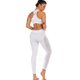 thumbnail image 5 of Conjunto de yoga para mujer 2 piezas Chaleco casual Leggings Fitness Ropa deportiva Traje (Blanco M) Ndcxsfigh Nuevos Originales, 5 of 7
