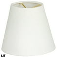 thumbnail image 5 of Royal Designs, Inc. Hardback Empire Chandelier Basic Shade CS-920-5LNW-6, Linen White, 3 x 5 x 4.5, Pack of 6, 5 of 5