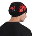 thumbnail image 5 of Naloa Beautiful Red Ladybug Soft Beanie Hat, Knit Beanie Daily Beanie in Fine Knit for Women Men Winter Travel, Outdoor, 5 of 7