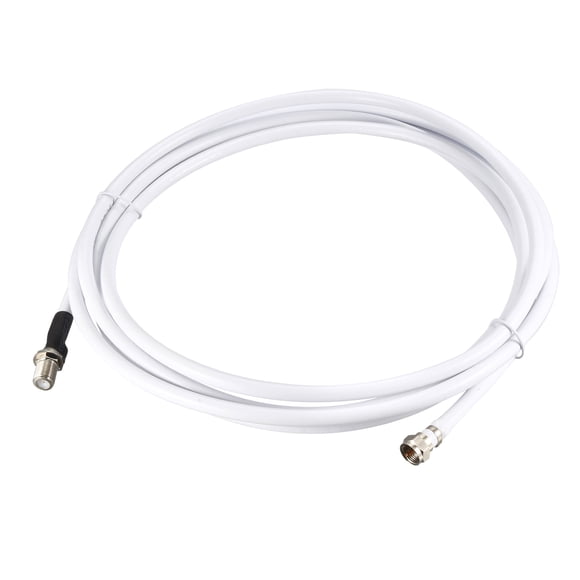 Uxcell RG6 Coax Cable F Type Male to F Type Female Coaxial Cable 15 Feet