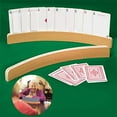 thumbnail image 1 of adviicd Porte-Cartes à Jouer en Bois Courbé 14 Pouces Porte-Cartes à Jouer en Bois, Ensemble de 2, 1 of 5